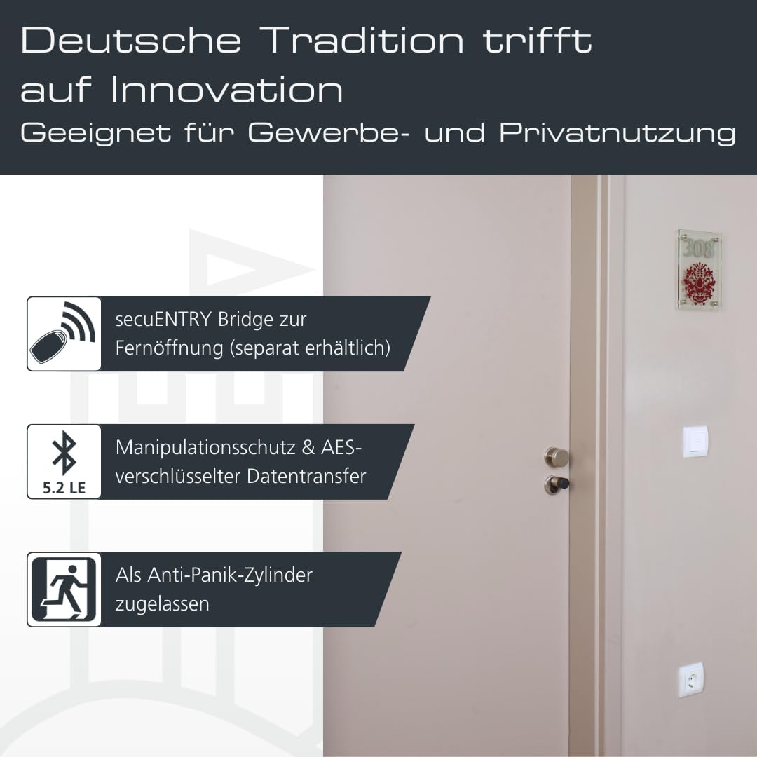 Burg-Wächter secuENTRY pro 7000 Zylinder Elektronisch