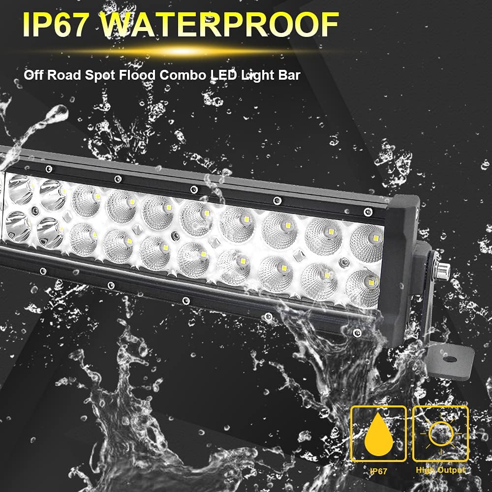 Willpower 32 Zoll 81cm 180W LED Arbeitsscheinwerfer Bar 12V 24V Zusatzscheinwerfer Gebogen Wasserdic