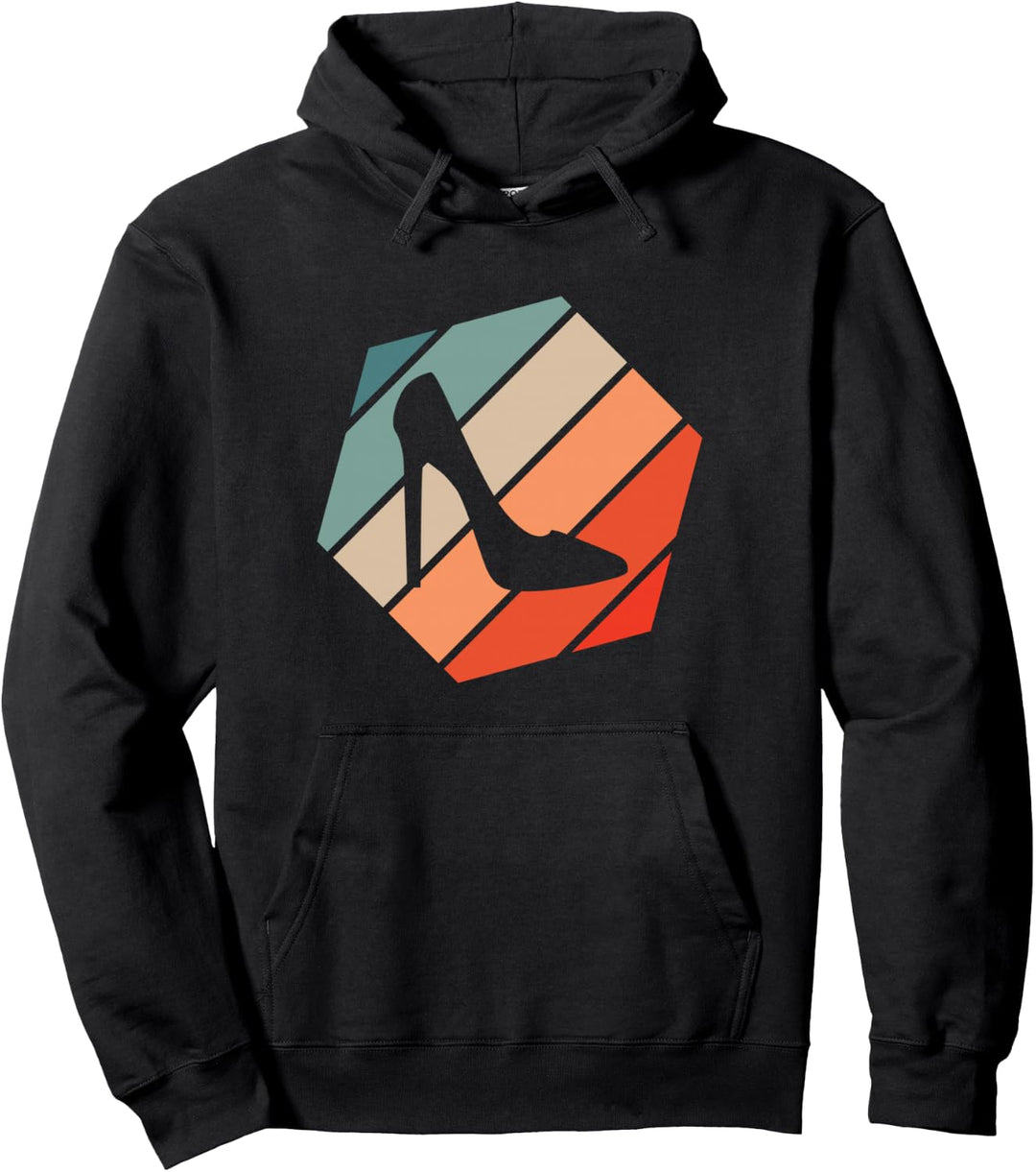 High Heels Retro Style Vintage Pullover Hoodie
