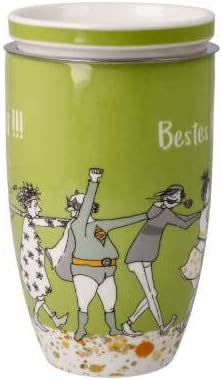 Goebel Teetasse mit Deckel und Sieb Barbara Freundlieb - Das beste Alter
