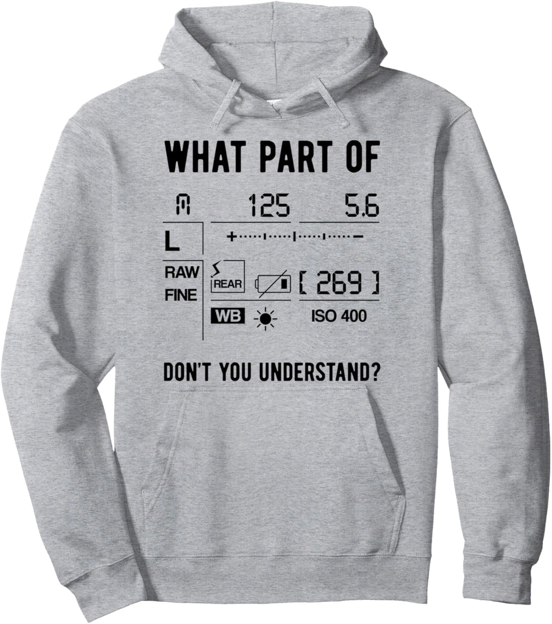 Lustiges Fotografen Kamera Setup Objektiv Fotograf Foto Pullover Hoodie