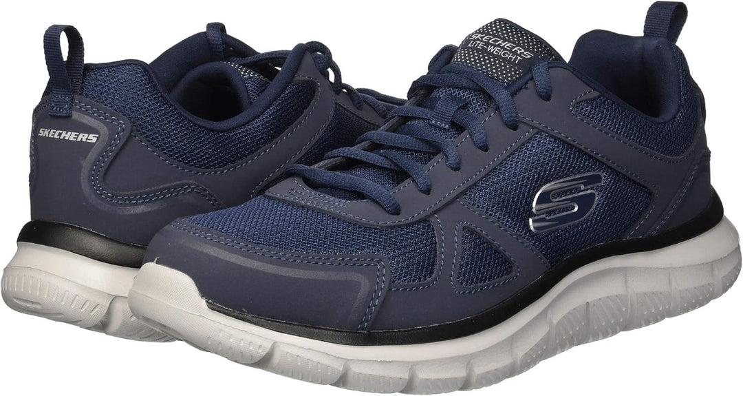 Skechers Herren Track Scloric Turnschuhe 40 EU Weit Navy Nvy, 40 EU Weit Navy Nvy