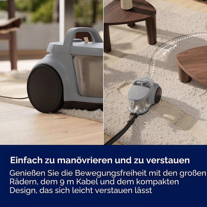 Electrolux Animal 500 EL51A2UG Staubsauger TurboTextile und AllFloor Kopfhörer, 99,99% Staubsaugeref