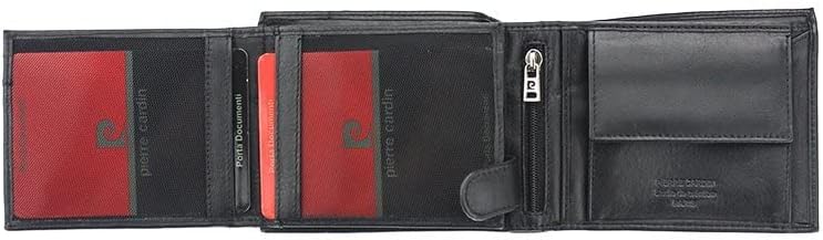 Pierre Cardin Tilak07 325, Herren Geldbörse, Naturleder, 10 Kartenfächer, Münz- und Geldscheinfach,
