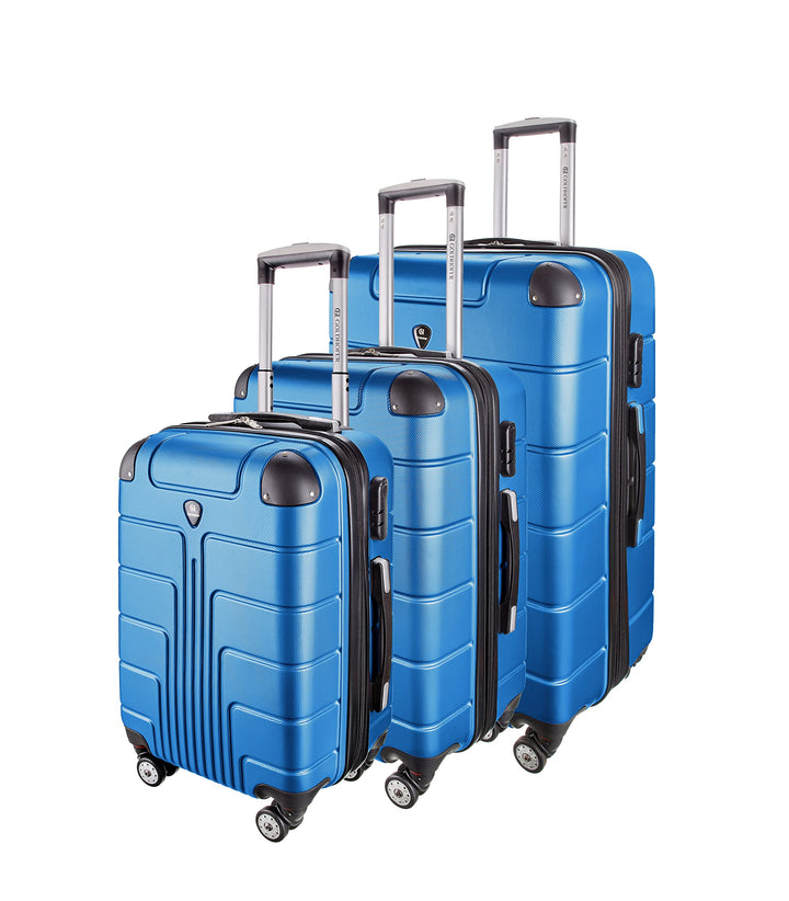 Goldhofer® Reisekoffer Set in 3 Grössen und 6 Farben (Blau)