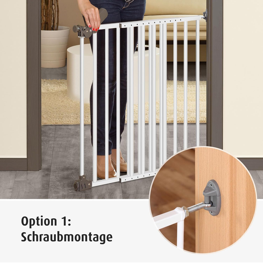 Reer Türgitter und Treppengitter Advanced zum Klemmen und Schrauben, Durchgangsbreite 73-106cm, 1188