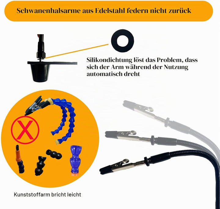 Lötstation Helping Hands mit Lupe Third Hand Stand Solder Tool PCB Holder Circuit Board Soldering Ki