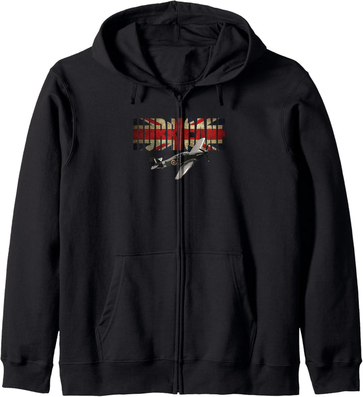 RAF HAWKER HURRICANE T-Shirt WW2 WW11 FIGHTER PLANE PILOT Kapuzenjacke