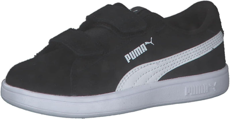 PUMA Unisex Smash 3.0 Sd V Ps Sneaker 30 EU Puma Schwarz Puma Weiss, 30 EU Puma Schwarz Puma Weiss