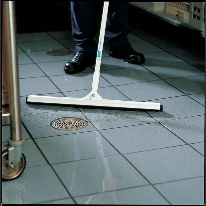 Vikan, White Squeegee,Fixed Head,Floor,28",PP/RB, 7755 70cm Weiss, 70cm Weiss