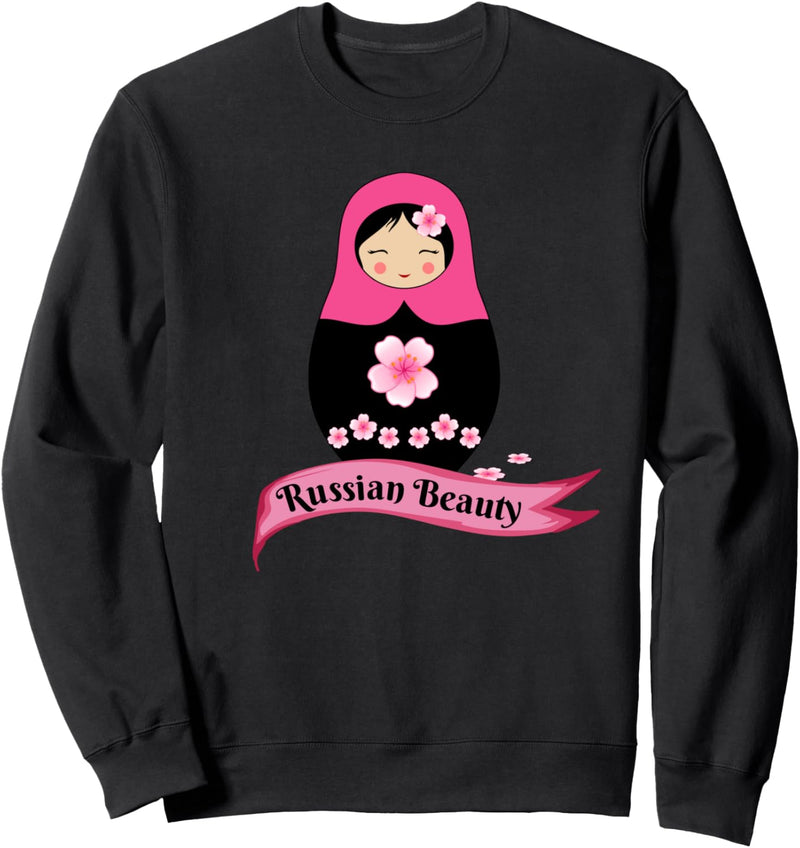 Matryoschka Russian Beauty Matrjoschka Holz Puppe Russland Sweatshirt