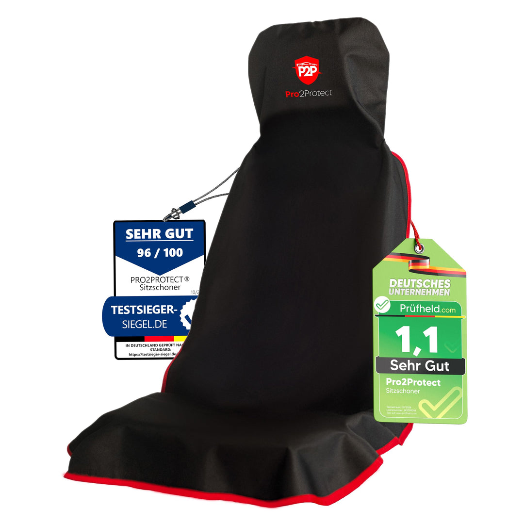 Pro2Protect [Test SEHR GUT Auto Sitzbezüge, Autositzschoner, Sitzauflage, Sitzbezug für Vordersitze,