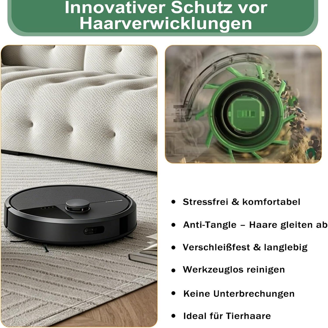 Hauptbürste Ersatzteile für iRobot Roomba Plus 505/405 Combo Staubsauger, Gummibürste für Roomba 205