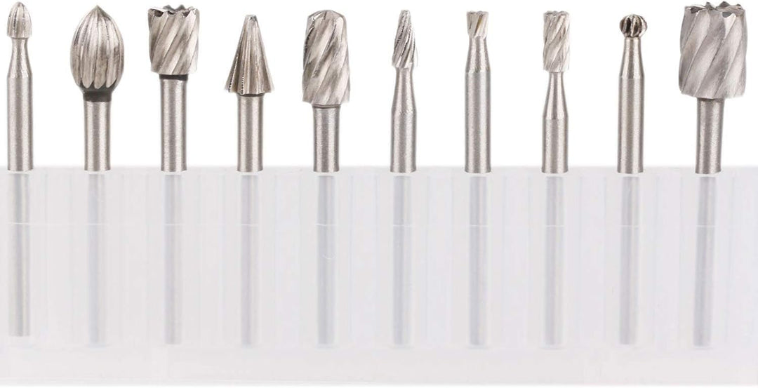 HSS Fräser Set, SPTA 20tlg Mehrzweck Fräser Set Stich Spitzen HSS Frässtifte Fur Dremel Multifunktio