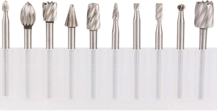 HSS Fräser Set, SPTA 20tlg Mehrzweck Fräser Set Stich Spitzen HSS Frässtifte Fur Dremel Multifunktio