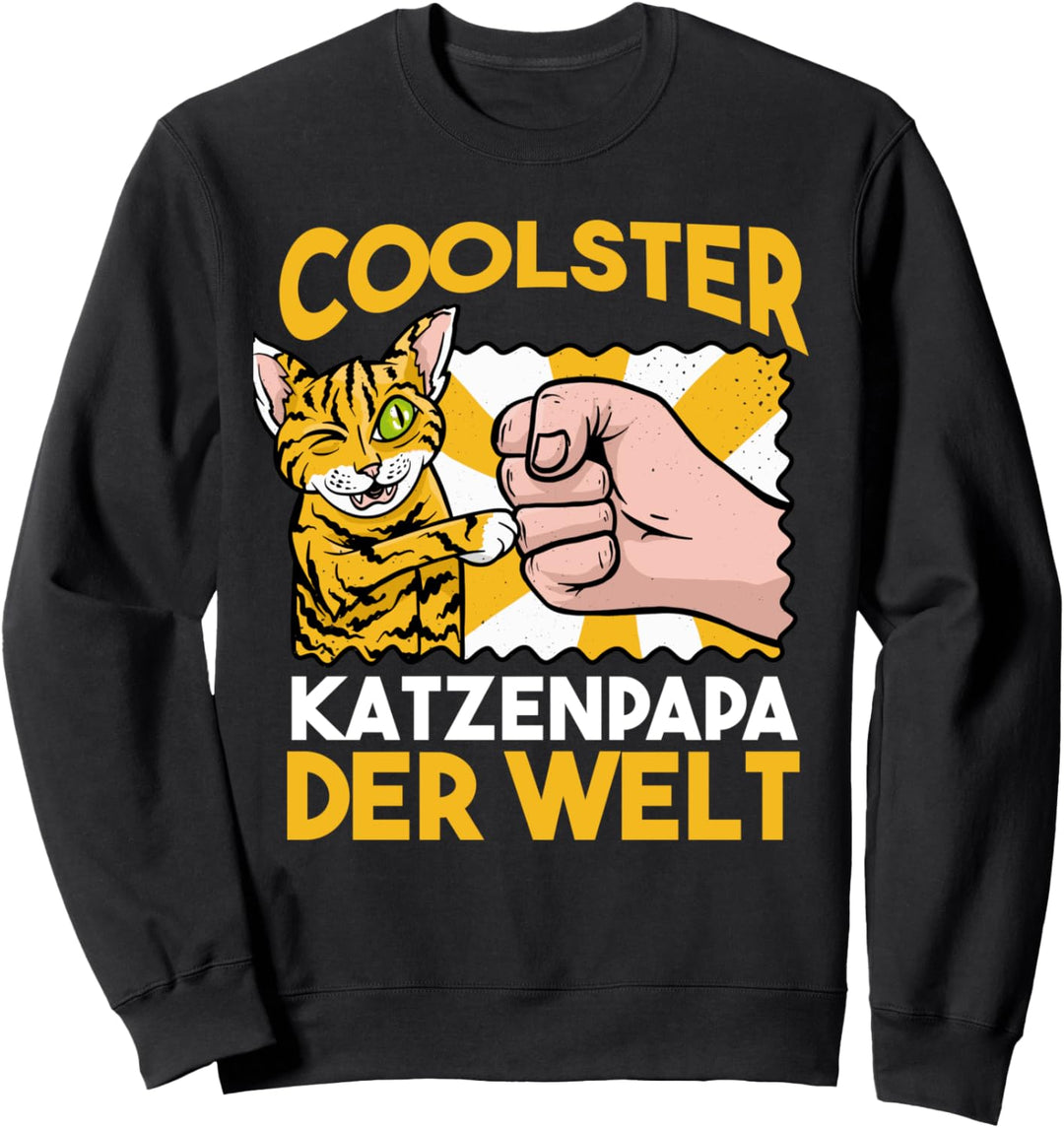 Bester Katzenpapa der Welt Sweatshirt