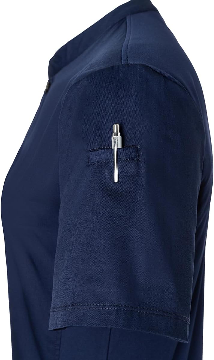 Karlowsky Kurzarm Damen Arbeitsshirt Performance 60% Baumwolle, 40% Polyester XL Marine, XL Marine