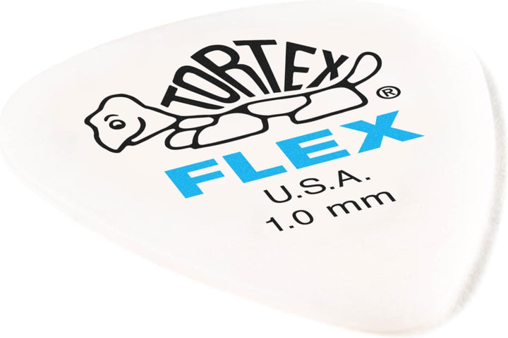 Médiators Jim Dunlop 1,00mm Tortex Flex 1,00mm sachet de 72 1,00mm Sachet de 72 1,0 mm Weiss., 1,00m