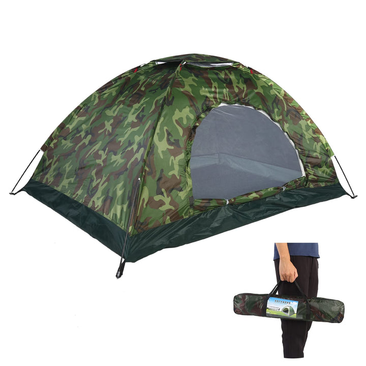 Acogedor Pop Up Strandzelt, mit Einer verschliessbaren Tür für 2-3 Personen, Outdoor-Tarnung UV-Schu