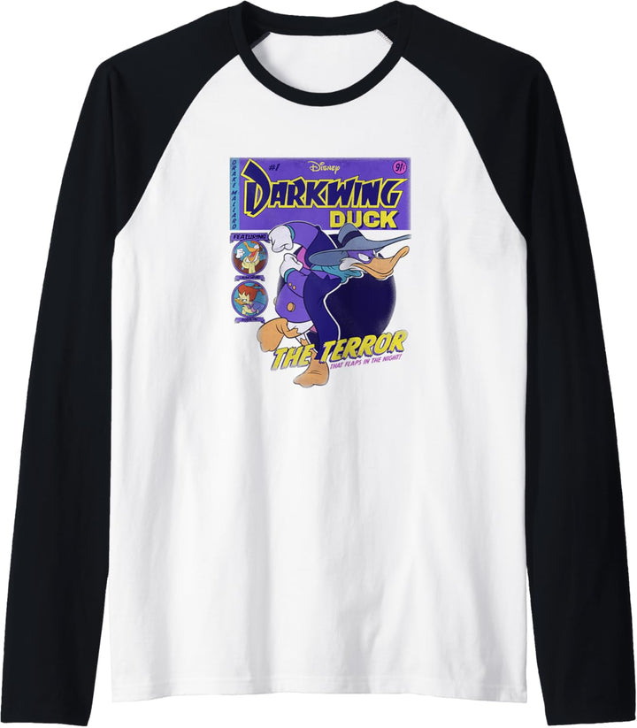 Disney Darkwing Duck Comiccover Raglan