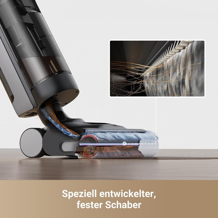 DREAME H12 Pro Ultra Nass- und Trockensauger, Bürstenreinigung 60 °C, 30 Min Heisslufttrocknung, Sel