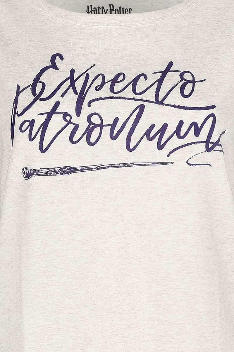 Harry Potter Patronus UV Frauen T-Shirt Creme meliert Fan-Merch, Filme S Creme Meliert, S Creme Meli