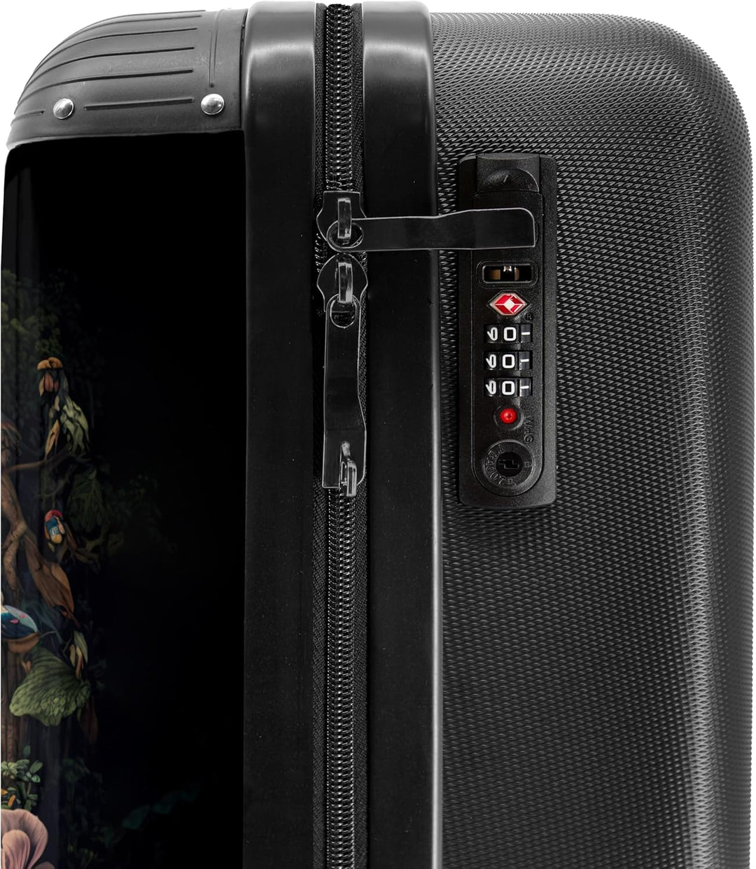 NoBoringSuitcases.com® Koffer Handgepäck Trolley Rollkoffer Kleine Reisekoffer mit 4 Rollen - Vogel