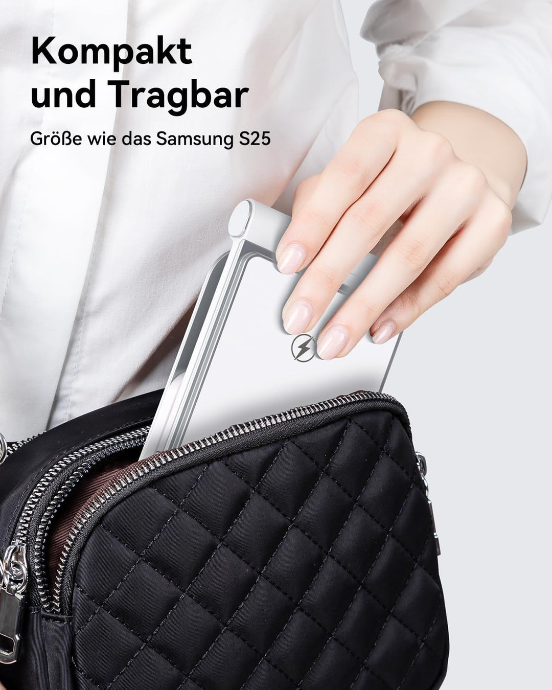 3 in 1 Induktive Ladestation Faltbar für Samsung Galaxy S25 Ultra Plus FE S24 S23 S22 S21 S20 Series