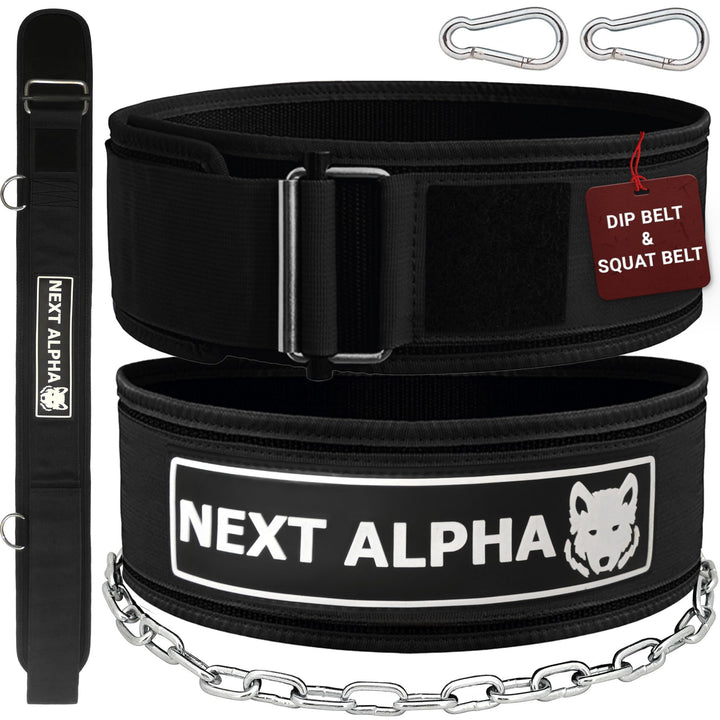 Gewichthebergürtel & Dip Gürtel-Kombination - Custom Weight Lifting Belt für Herren und Damen - Selb