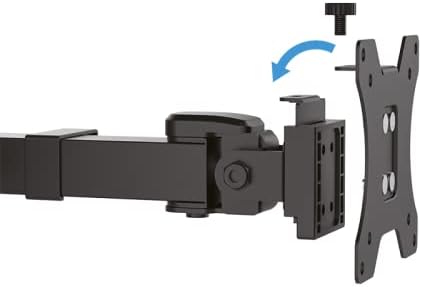 LogiLink BP0106 - Monitorhalterung 2-Fach, 17 32", Arml?nge: verstellbar Schwarz