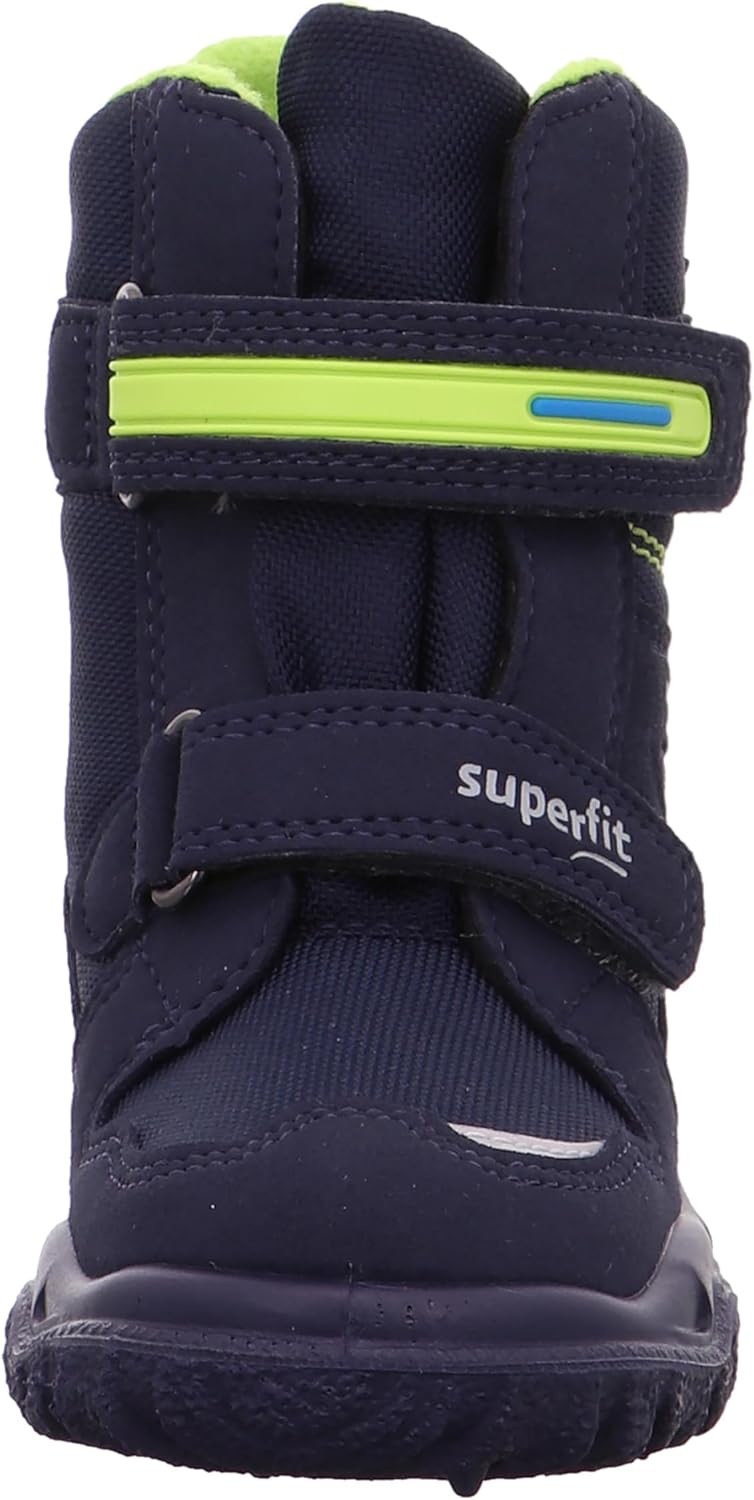 Superfit HUSKY 500080 Jungen Warm gefütterte Schneestiefel 30 EU Blau Grün 8000, 30 EU Blau Grün 800