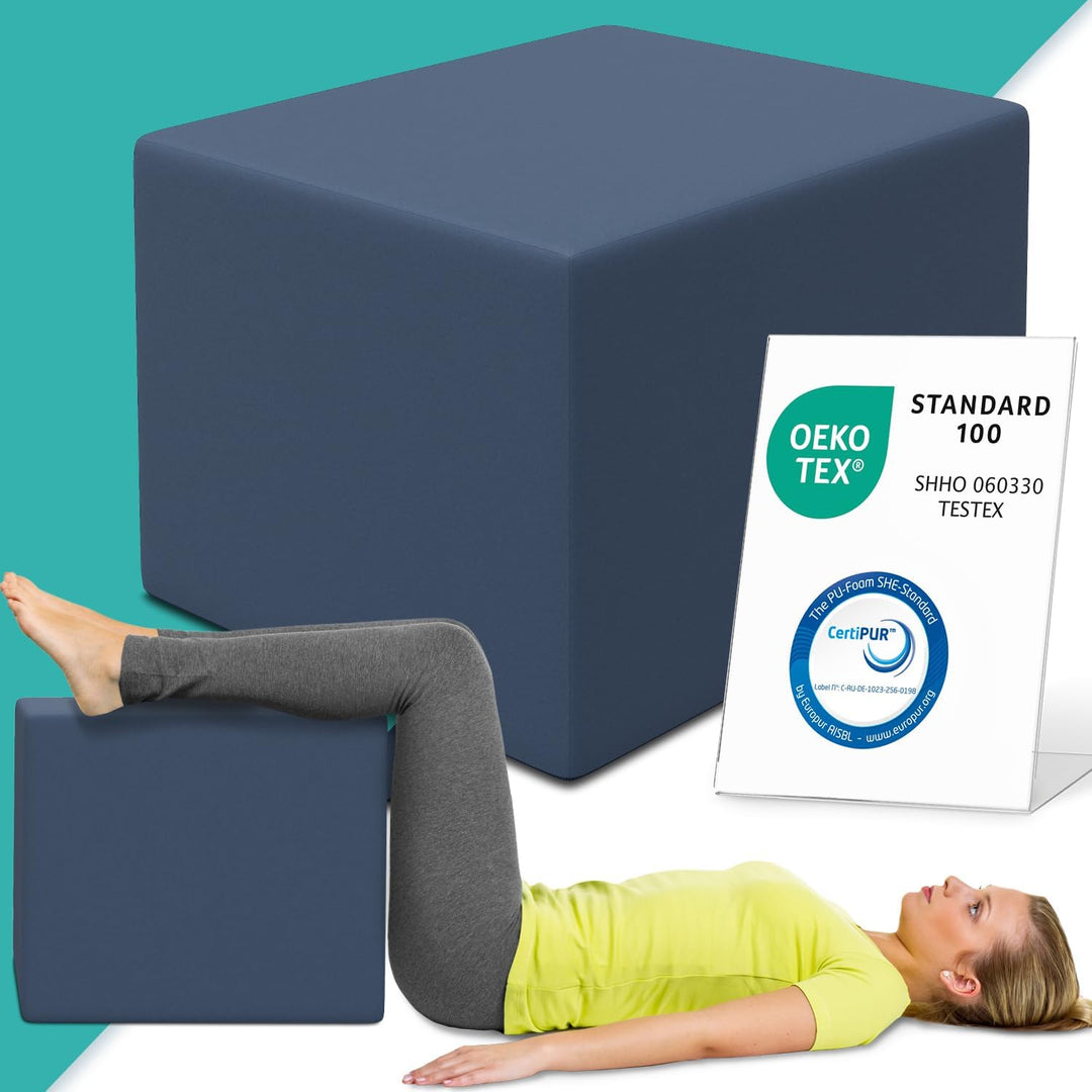 maxVitalis Orthopädischer Bandscheibenwürfel, Stufenlagerungswürfel zur orthopädischen Stufenlagerun