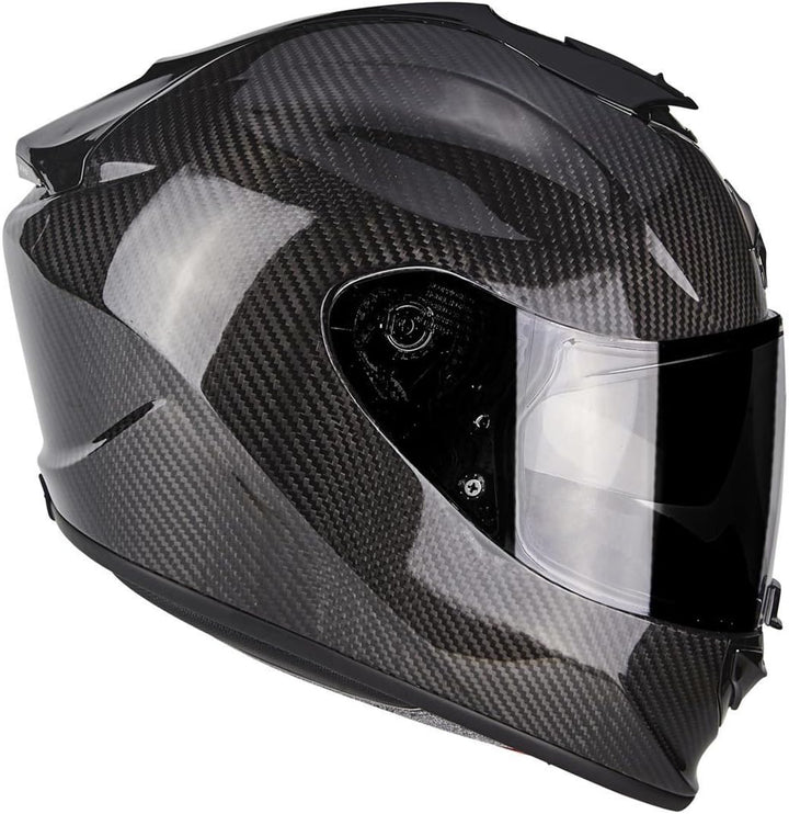 Scorpion,14-261-100-06, Motorradhelm Exo 1400 Air Carbon Solid, XL, Noir XL Schwarz, XL Schwarz