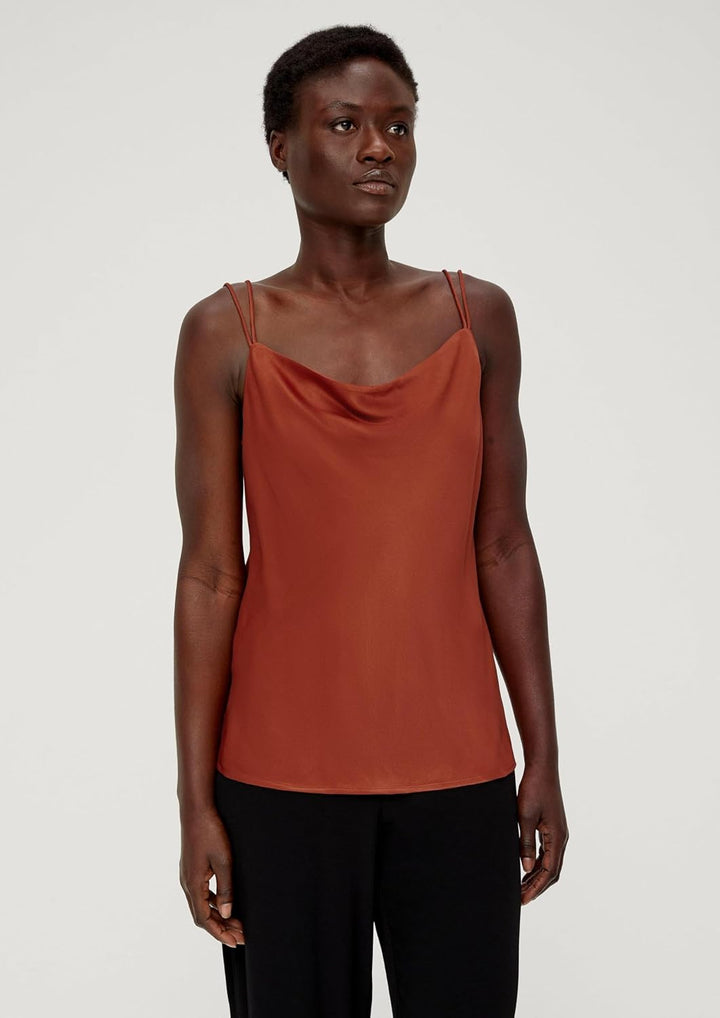 s.Oliver BLACK LABEL Damen Blusen Top 40 Orange 2813, 40 Orange 2813