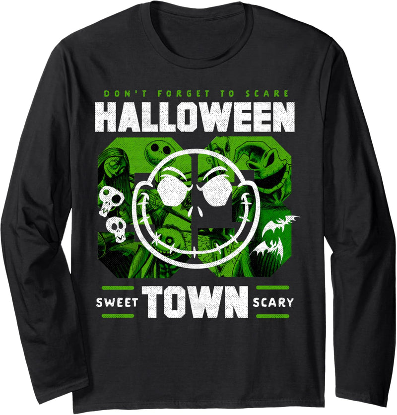 Nightmare Before Christmas Halloween Town Green Jack Langarmshirt