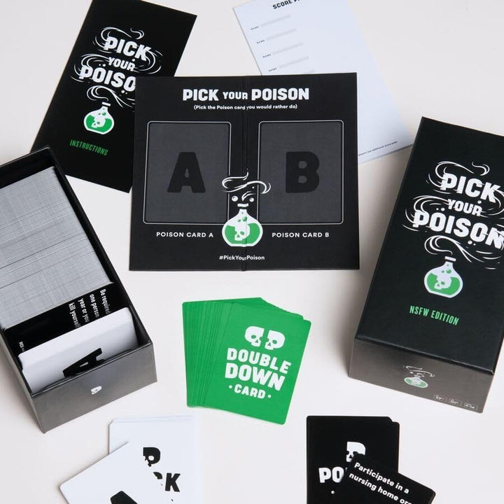 Pick Your Poison - The What Would You Rather Do? Party Game [After Dark Edition]- English Language E