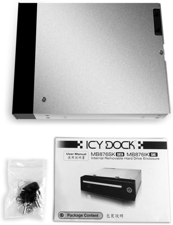 ICY DOCK SATA 6Gbit/s 3,5 Zoll (8,9cm) HDD-Wechselrahmen MB876SK-B