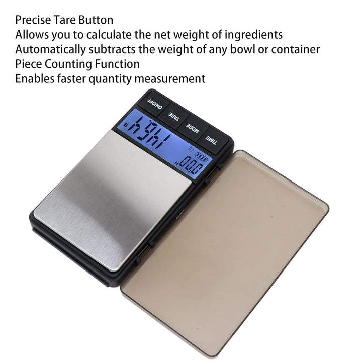 Digitale Kaffeewaage mit Timer, 0.1g Genauigkeit Espresso Waage mit Hochempfindlicher Sensor, Kaffee
