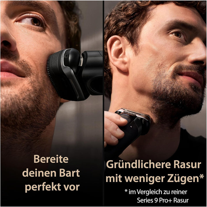 Braun Series 9 Pro+ Rasierer Herren Elektrisch, Elektrorasierer mit 5 Pro Rasierelementen, ProComfor
