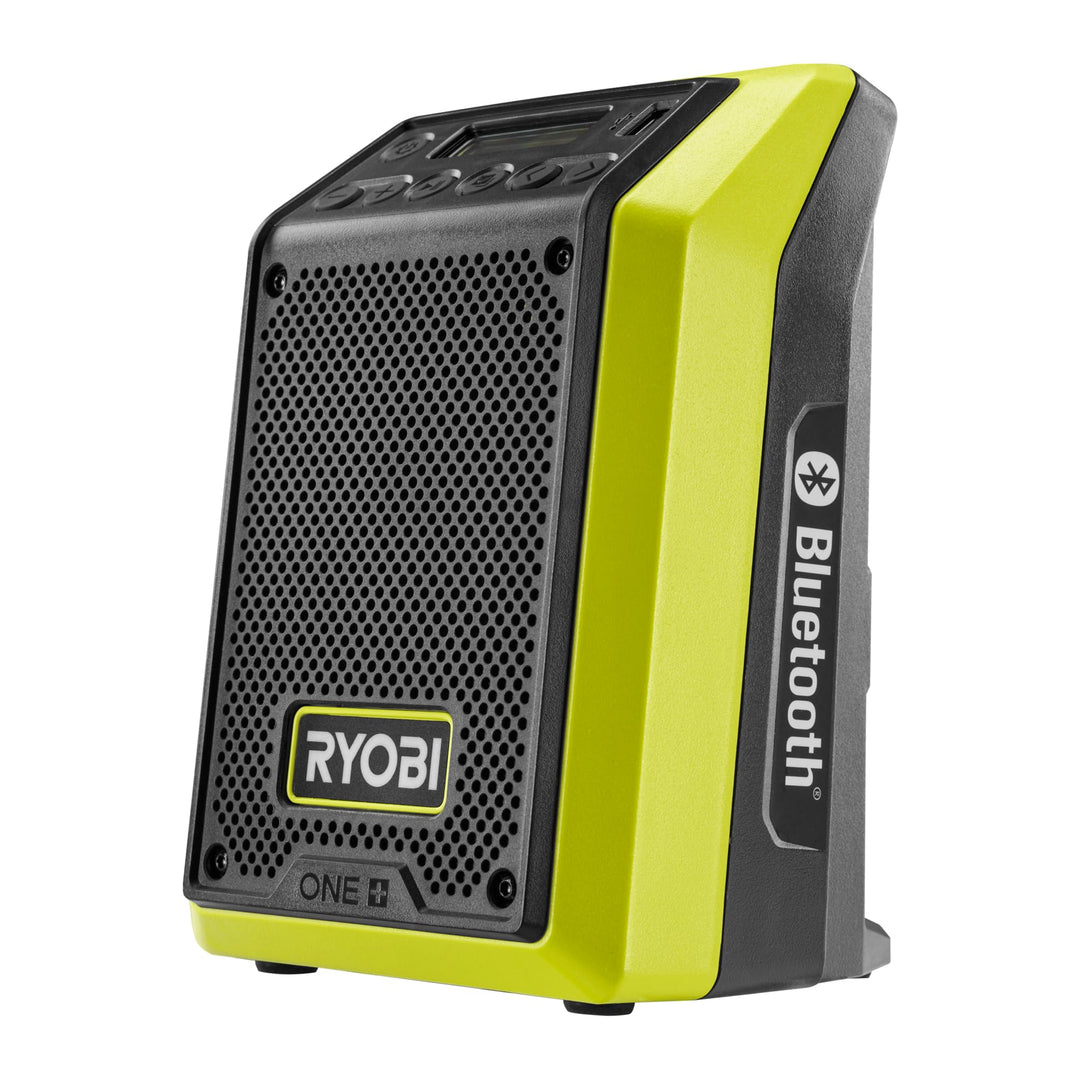 RYOBI 18 V ONE+ Akku-Bluetooth-Radio RRDAB18-0 (DAB-Funktion, Musikstreaming Reichweite von max. 25