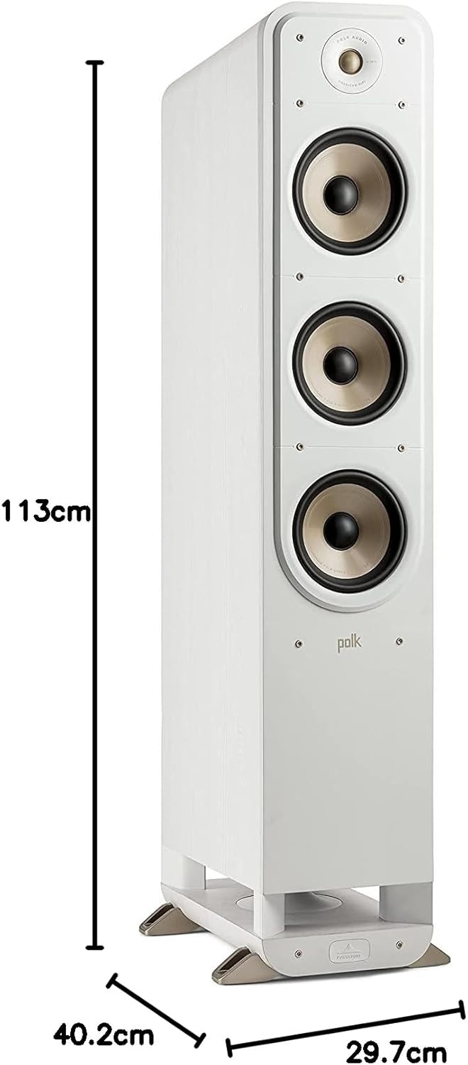 Polk Audio Signature Elite ES60 hochauflösender HiFi Standlautsprecher fürs Heimkino, Hi-Res Zertifi