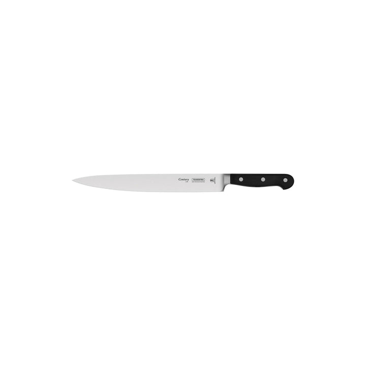 Tramontina Tranchiermesser CENTURY, 25 cm, Edelstahl DIN 1.4110, schwarz, rostfrei Tranchiermesser 2
