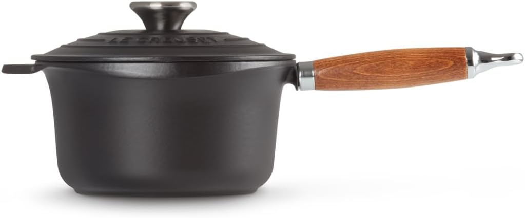 Le Creuset PROFITOPF MIT HOLZGRIFF 18 CM SCHWARZ