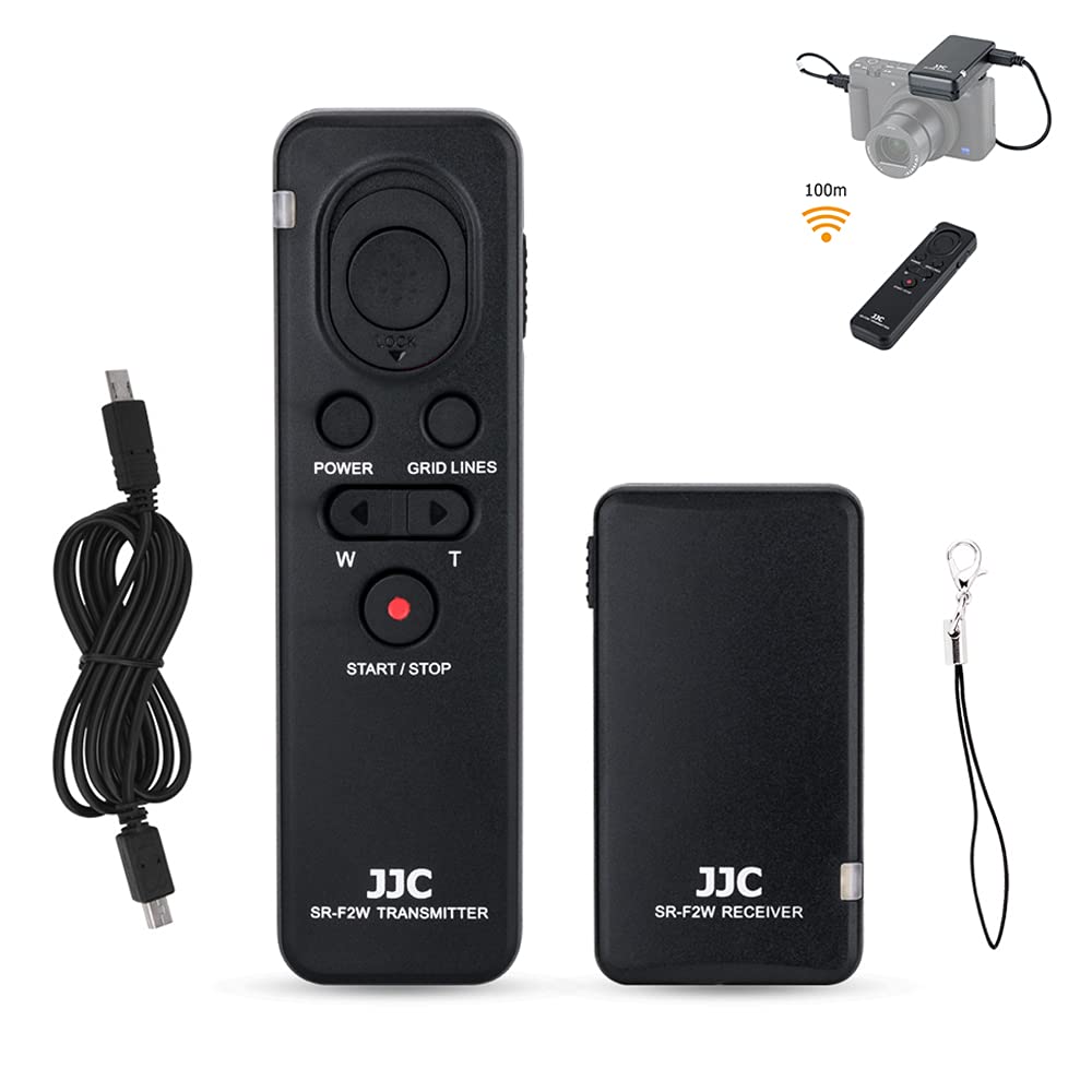 JJC Kabellose Fernbedienung für Sony Z-V1 A1 A7RIVA A7RIV A7RIIIA A7SIII A7III A7 A9 RX0 II RX100VII