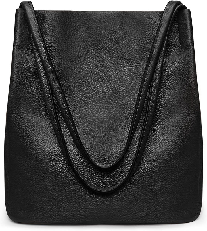 Kattee Damen weiche Echtleder Totes Umhängetasche Geldbörsen und Handtaschen mit oberem Magnetversch