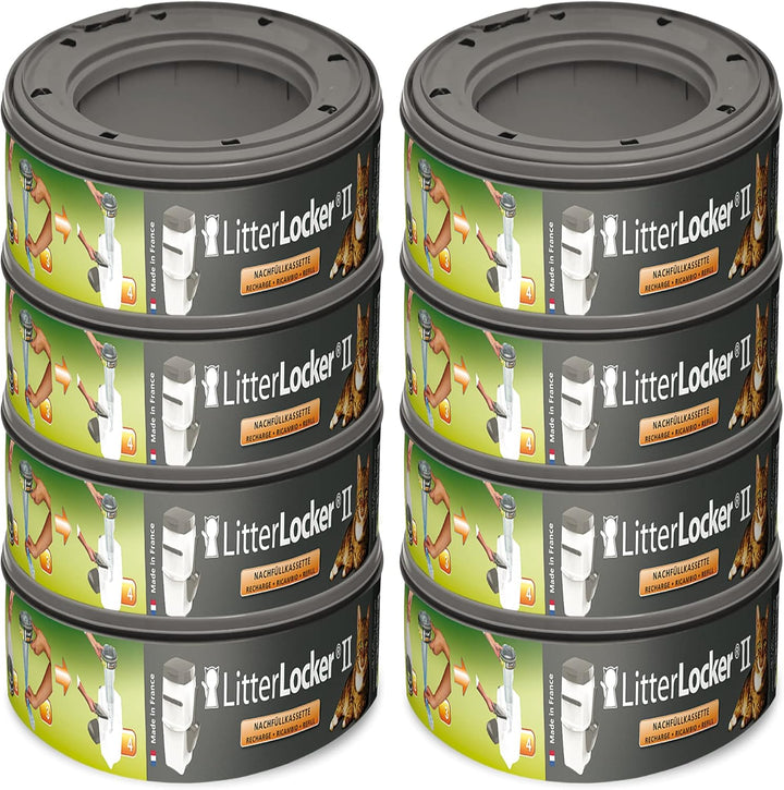 Angelcare Litter Locker 2 8er-Pack Nachfüllkassetten & LitterLocker Fashion 8er- Pack Nachfüllkasset