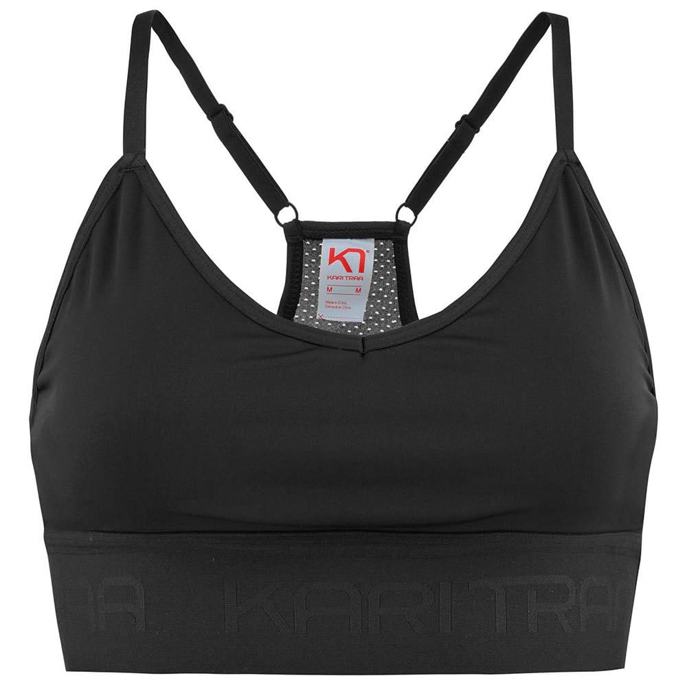 Kari Traa Damen VAR Sport BH, Black, XS
