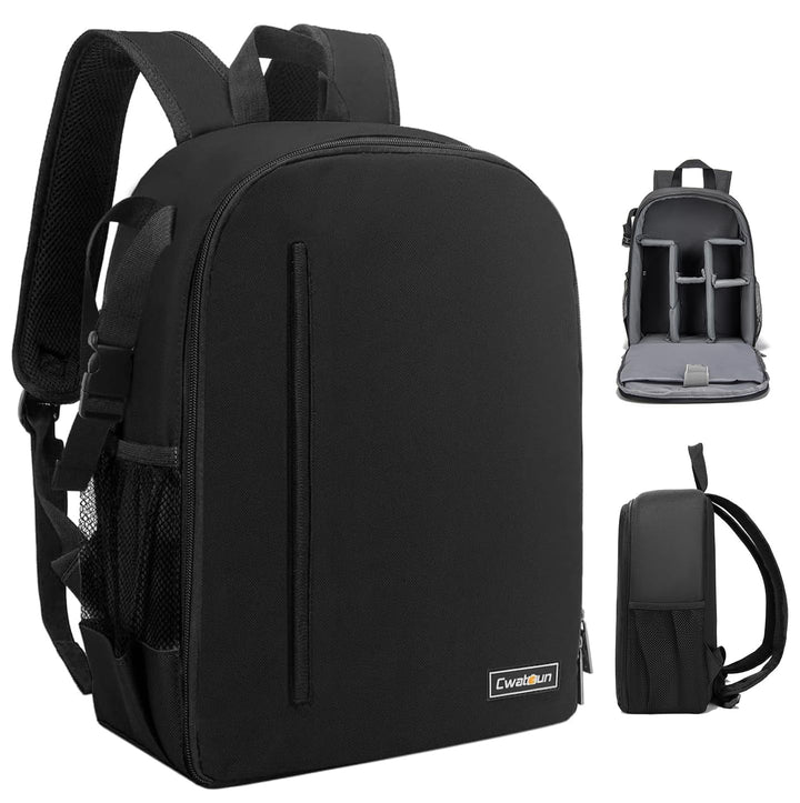 Cwatcun Kamerarucksack Wasserbeständig Fotorucksack Professioneller Kameratasche für spiegellose DSL