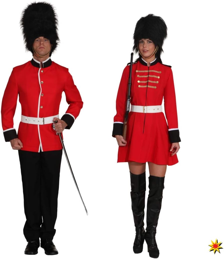 Englischer Wachmann Soldatin Tommy (Kleid, Gürtel) in den Grössen 36 bis 44 (36), 36