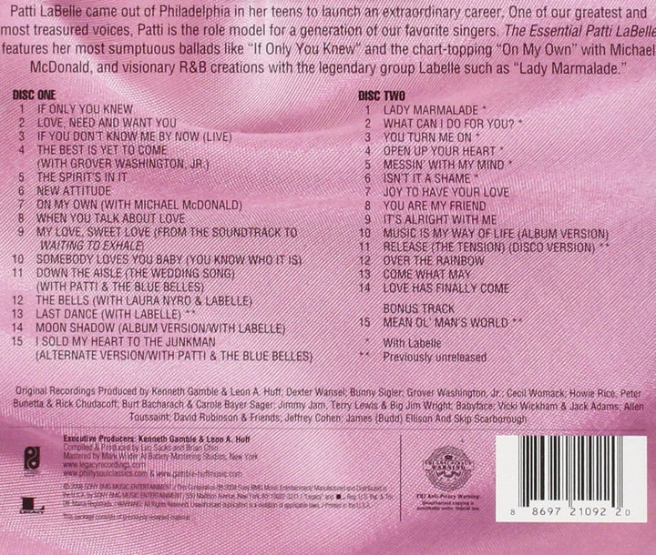 Essential Patti Labelle, Audio-CD